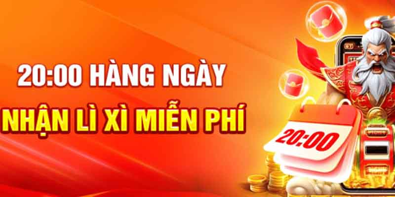 20H Lì Xì Miễn Phí là chương trình hấp dẫn và thu hút hội viên